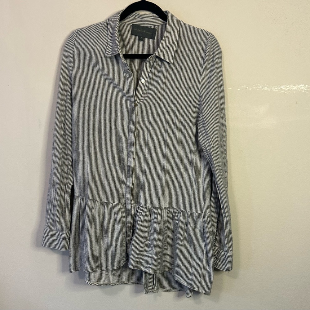 Sunday in Brooklyn Striped Button Down Shirt